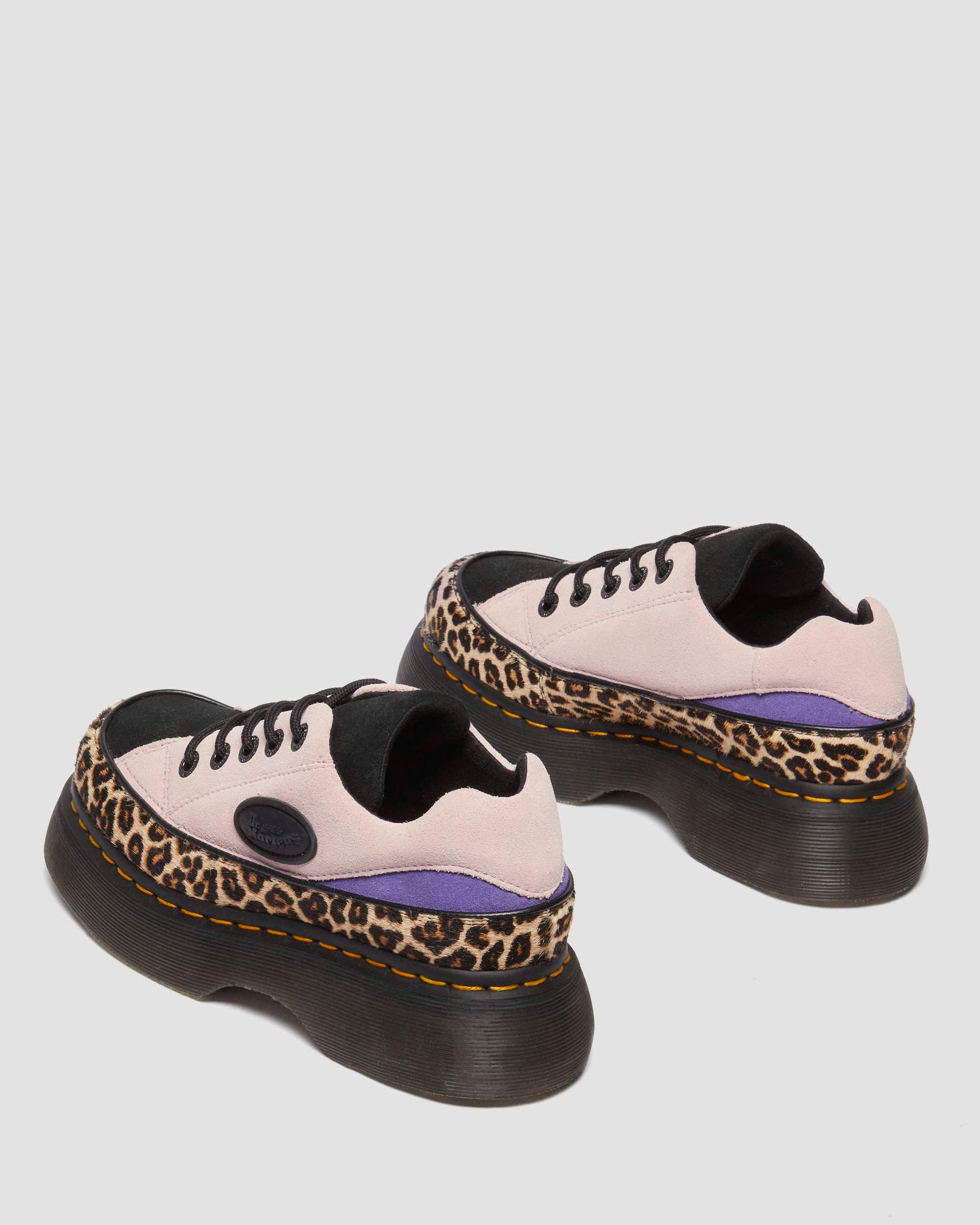Buzz 5-Eye Leopard and Suede Shoes - 7