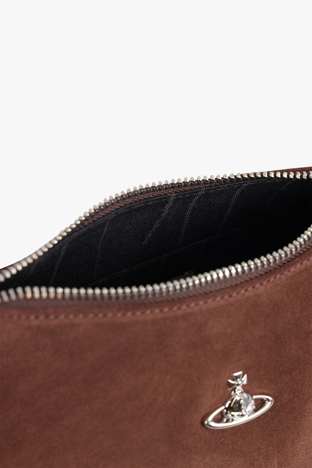 KATE SUEDE SHOULDER BAG | CHOCOLATE BROWN - 3