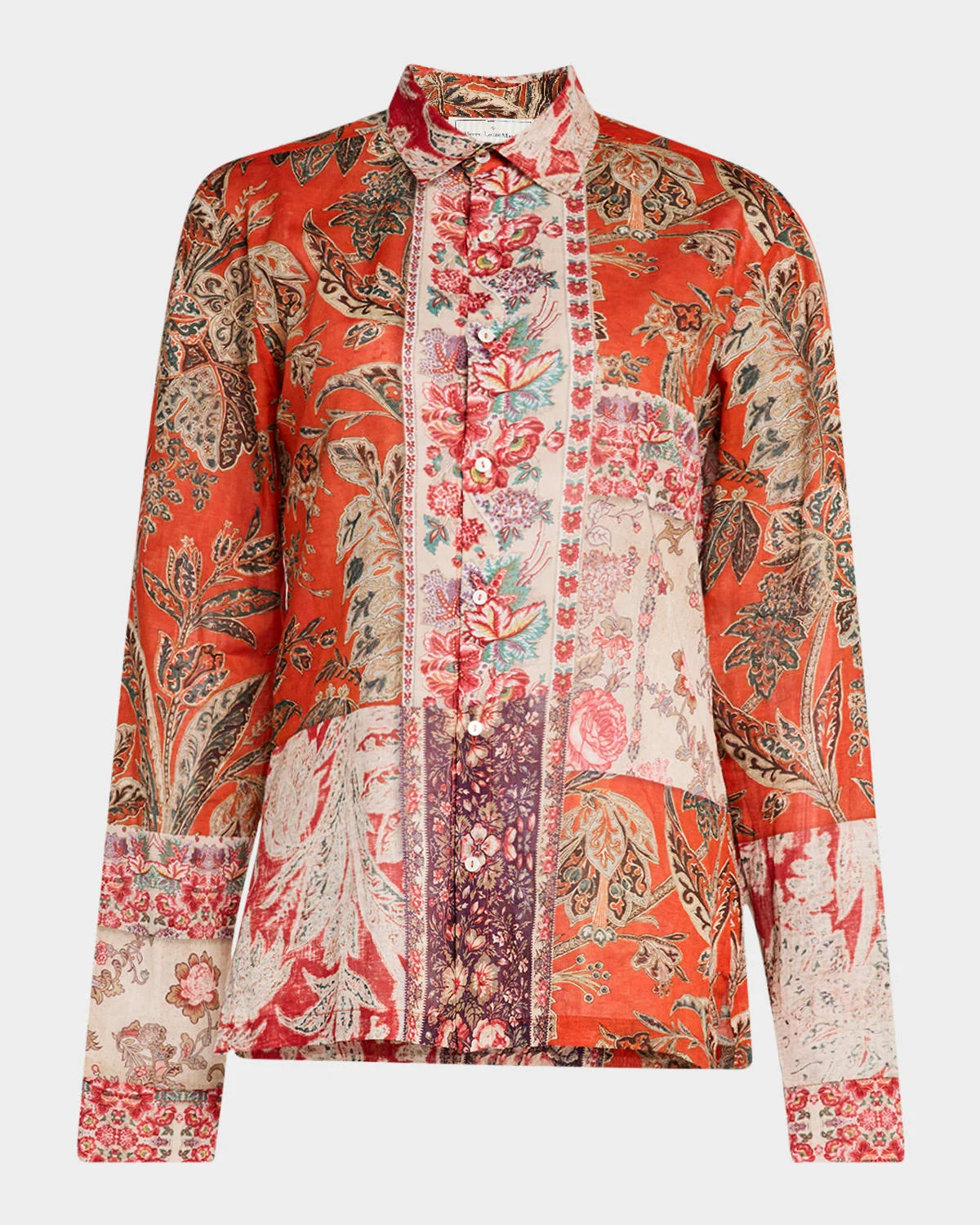 Floral-Print Cotton Top - 1
