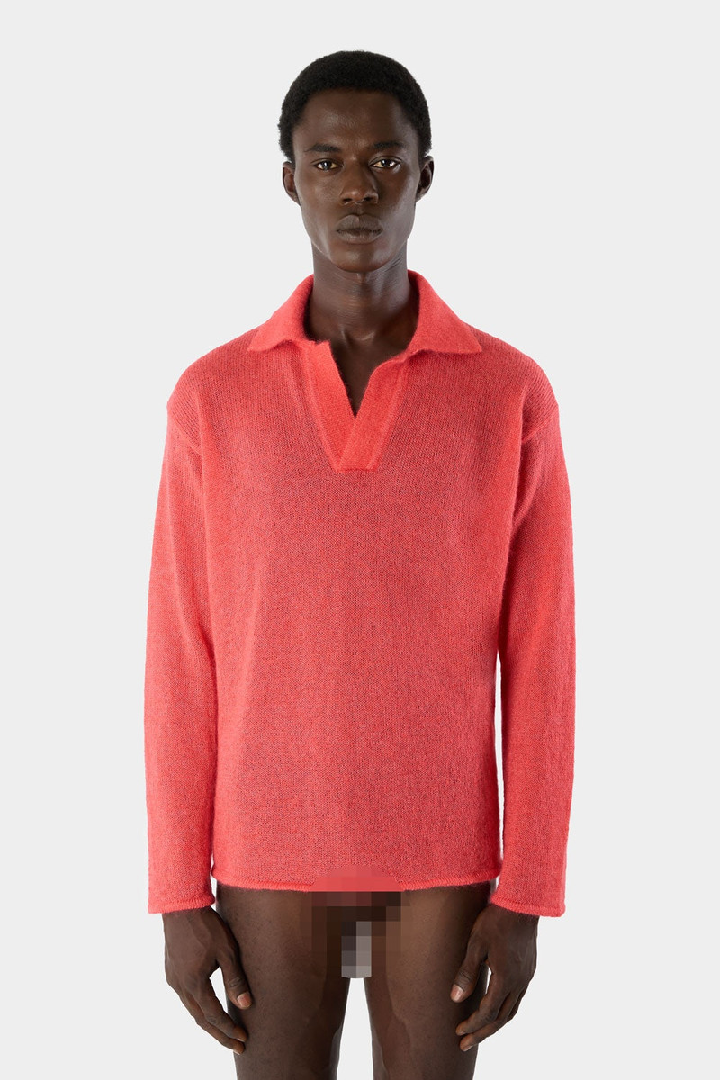 MOHAIR POLO / red 3