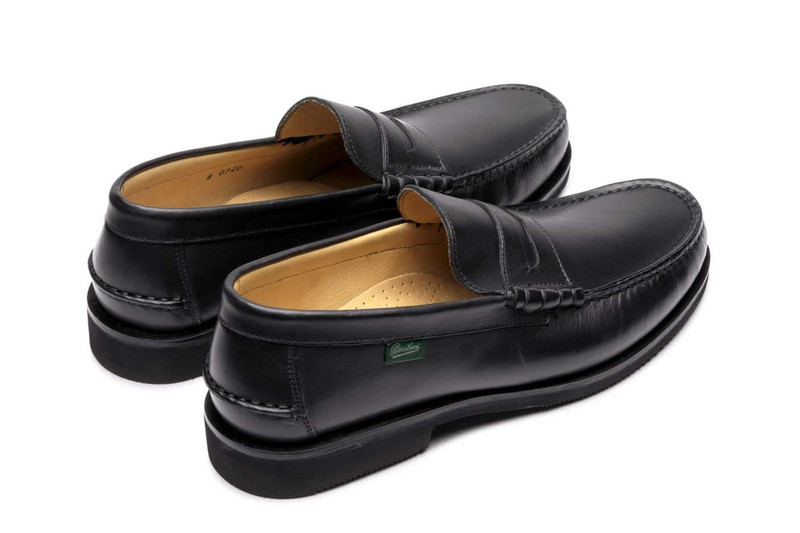 Paraboot Brighton Black Silk - Rubber Sole outlook