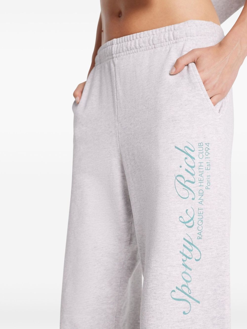 logo-print track pants - 4