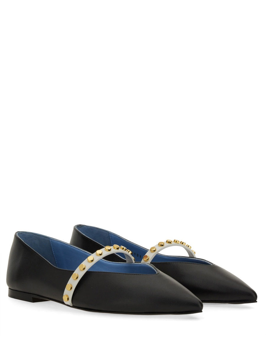 Alexander Mcqueen Women Leather Ballerina - 2