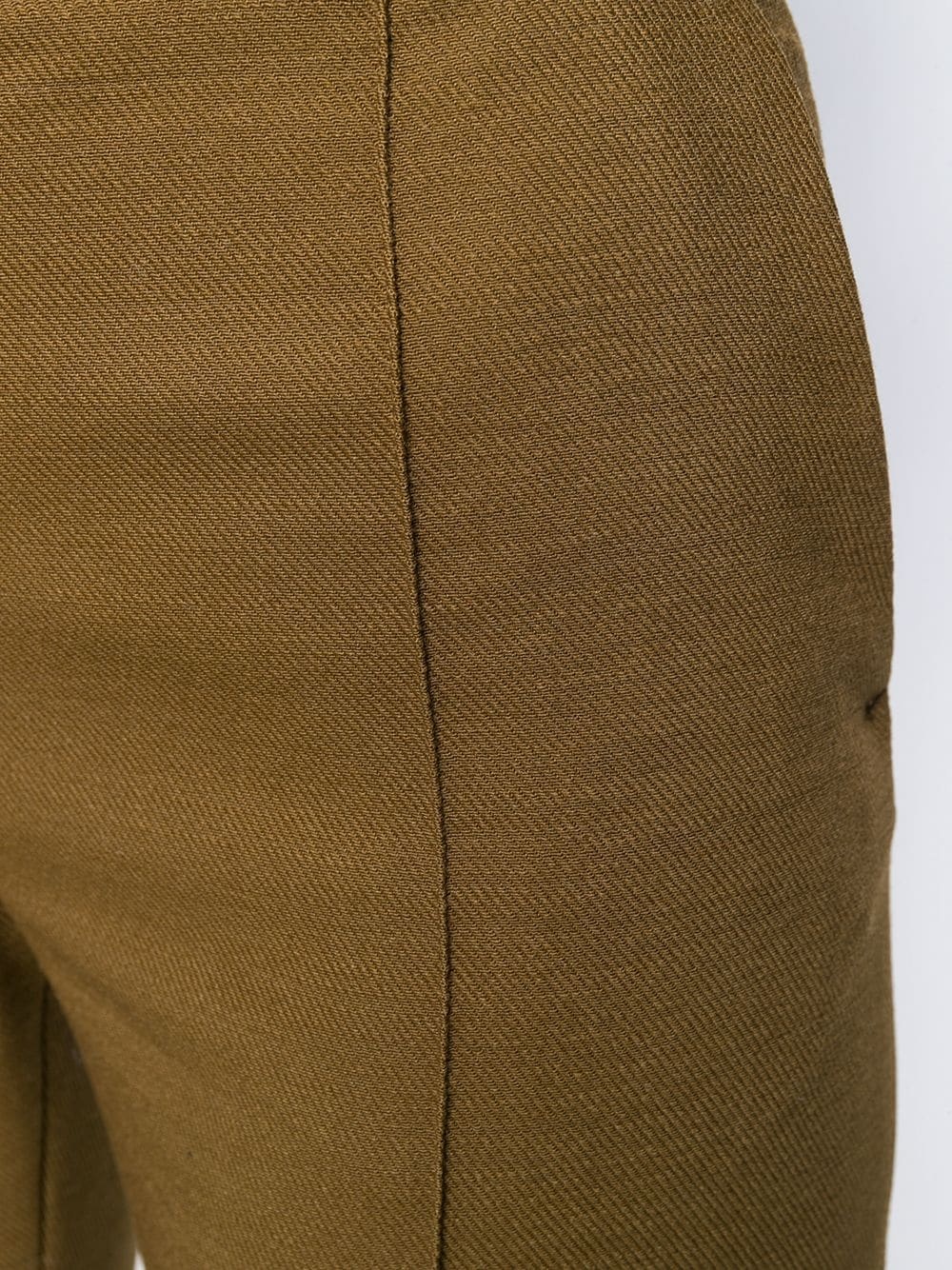 Wool-blend flared trousers - 5