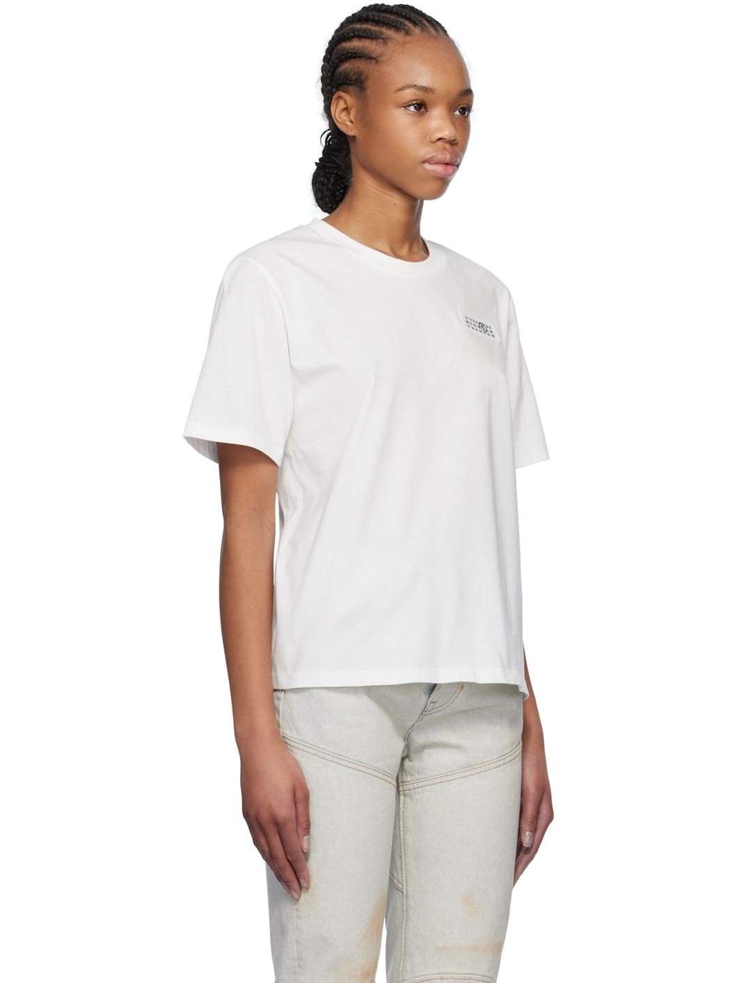 White Taped Logo T-shirt - 2