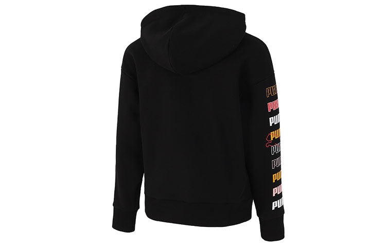 (WMNS) PUMA Classics Graphics Hoodie 'Black' 533155-01 - 2