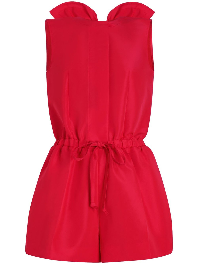 open-back faille playsuit 1