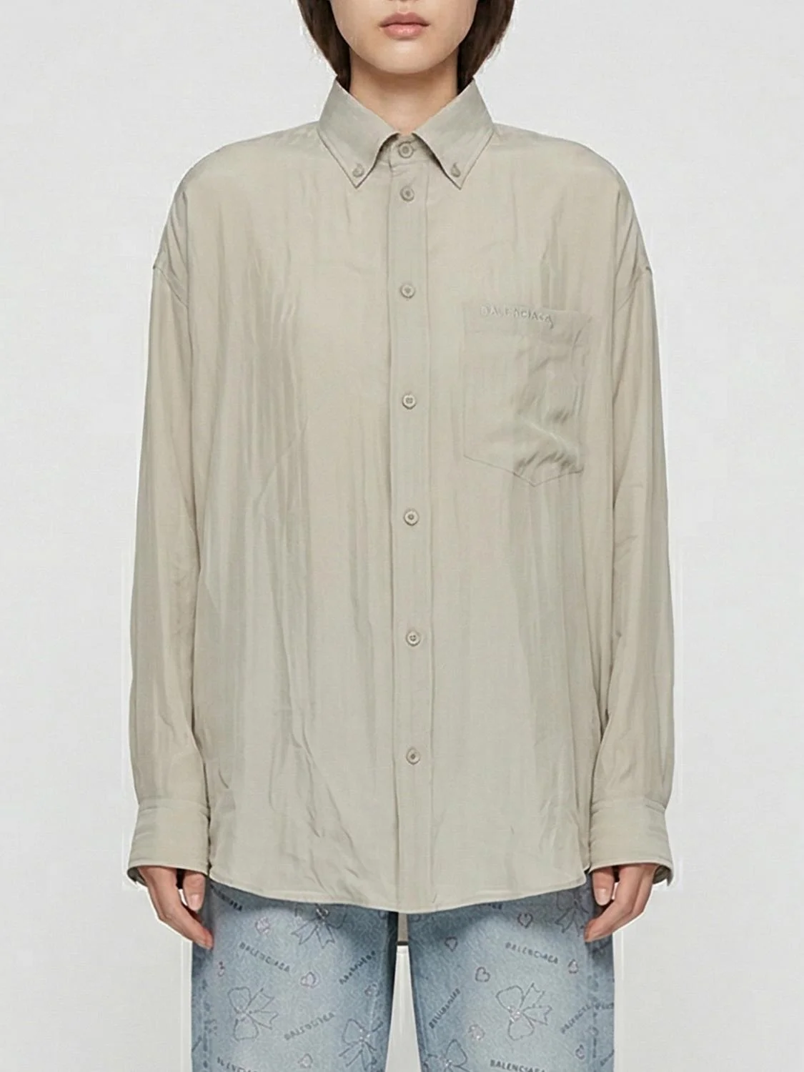 BALENCIAGA Cupro Shirt - 1