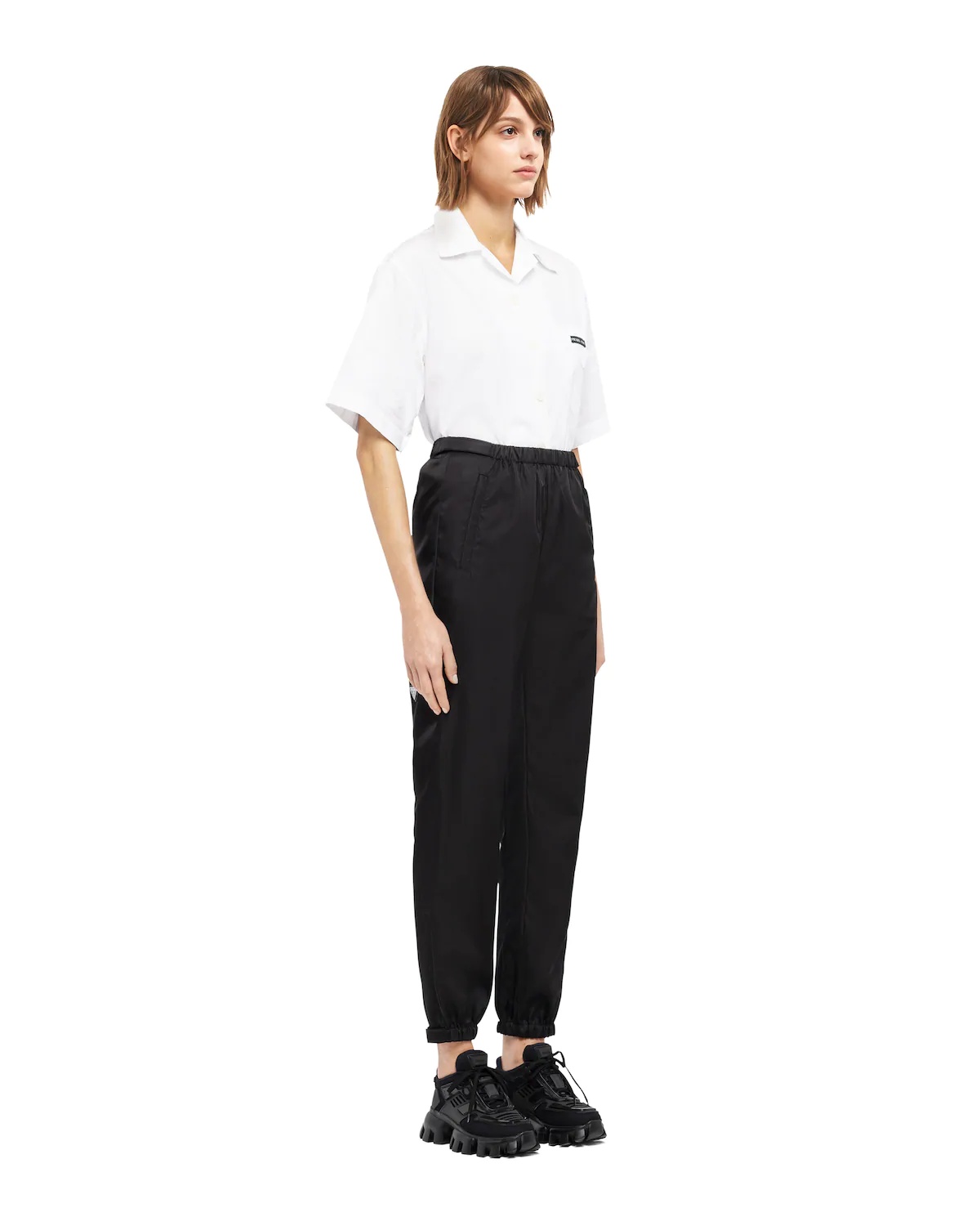 Re-Nylon gabardine trousers - 3