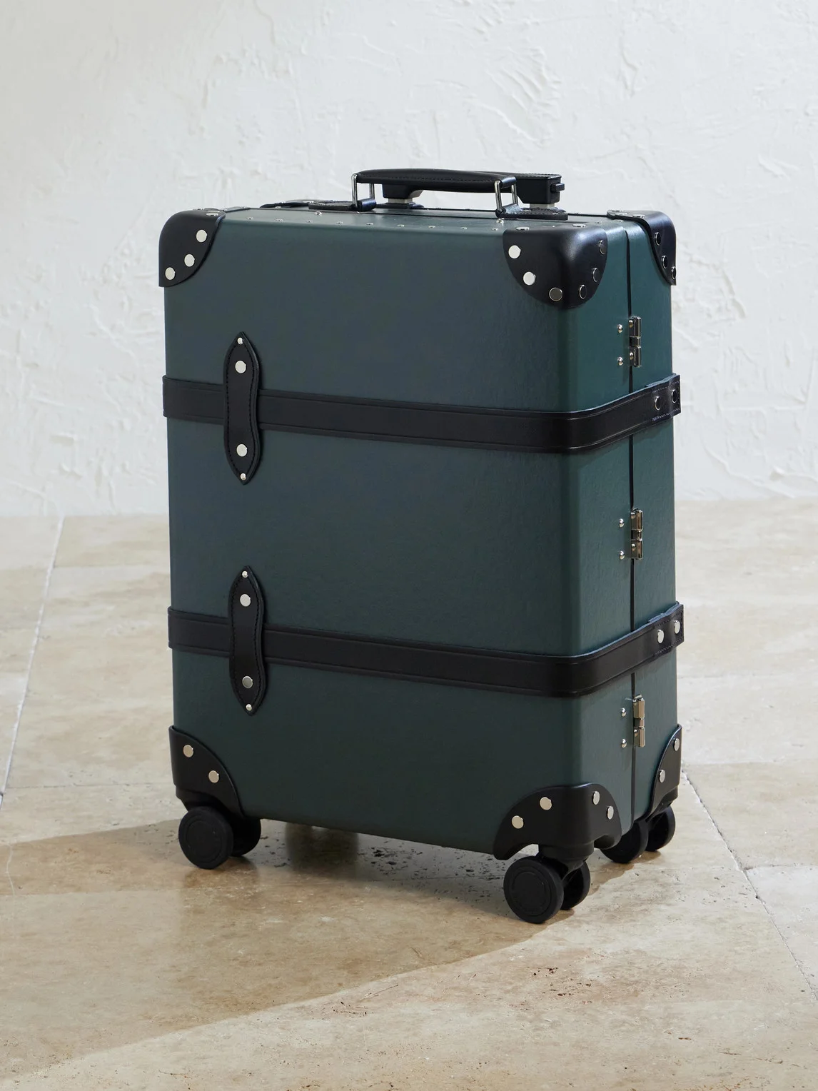 007 James Bond No Time No Die Leather Carry-On Suitcase - 1