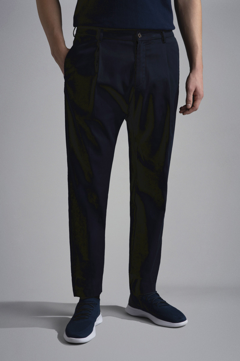 COTTON STRETCH CHINO TROUSERS 6