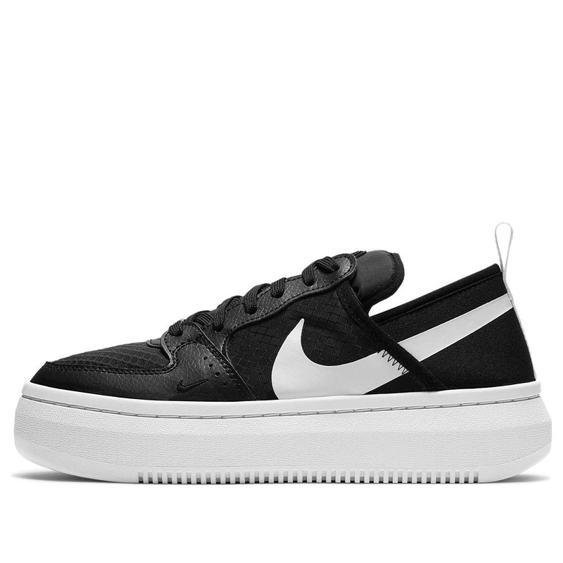 (WMNS) Nike Court Vision Alta TXT 'Black White' CW6536-001 - 1