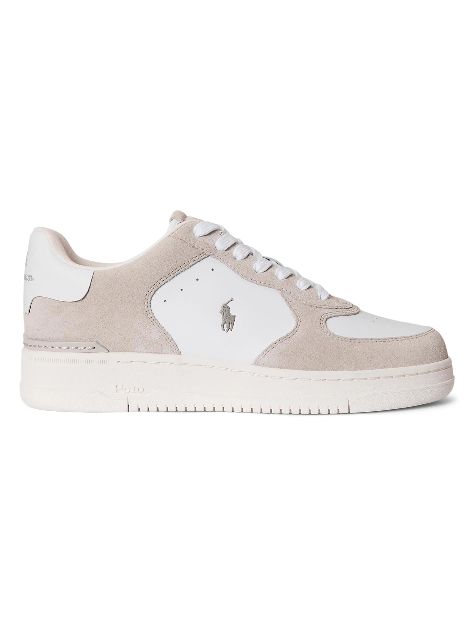 Men's Masters CRT Low-Top Leather Sneakers - Gray Violet White - 1