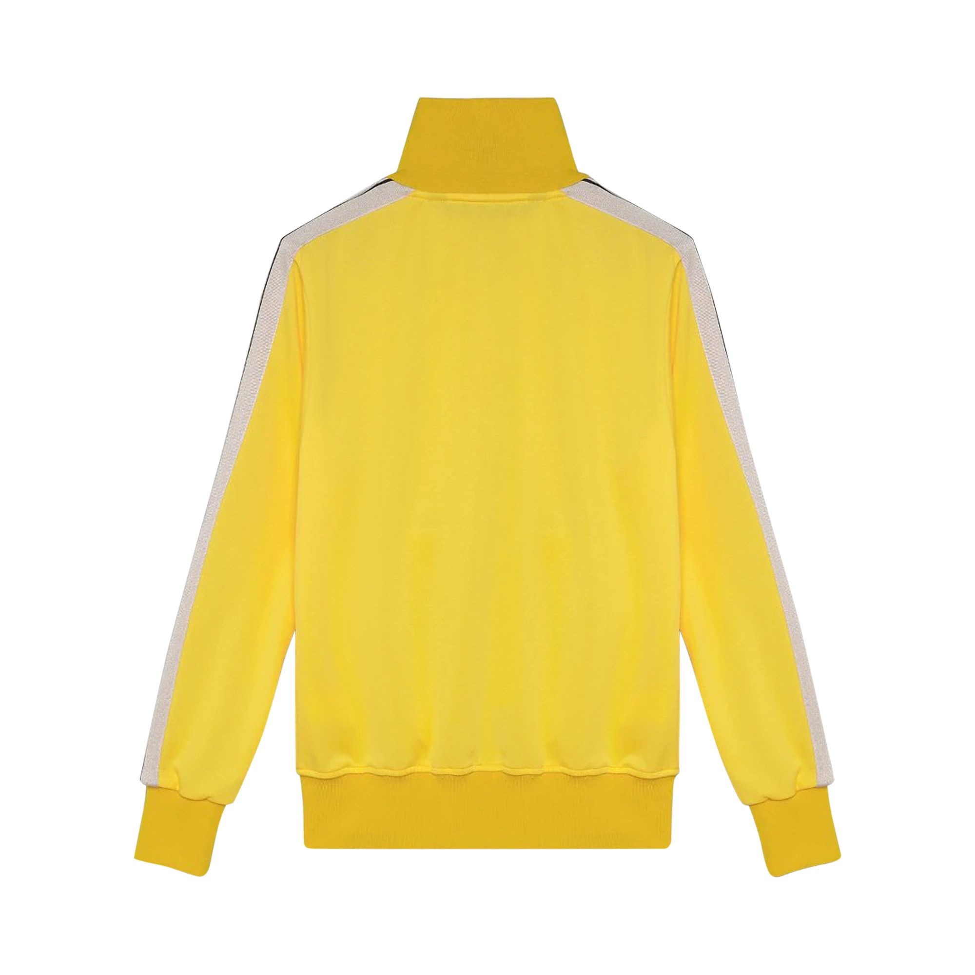 Palm Angels Classic Track Jacket 'Yellow/White' - 2