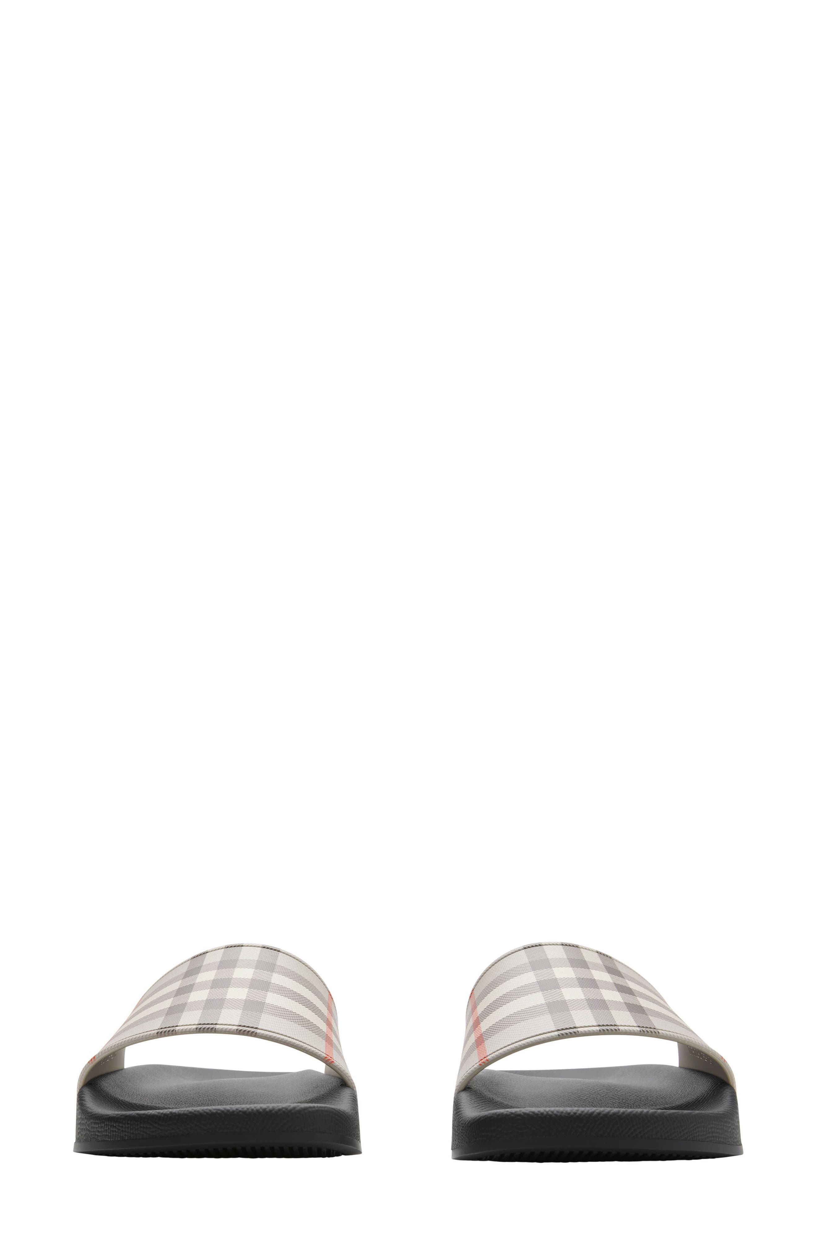 burberry Furley Check Slide Sandal in Safari Ip Check at Nordstrom - 3
