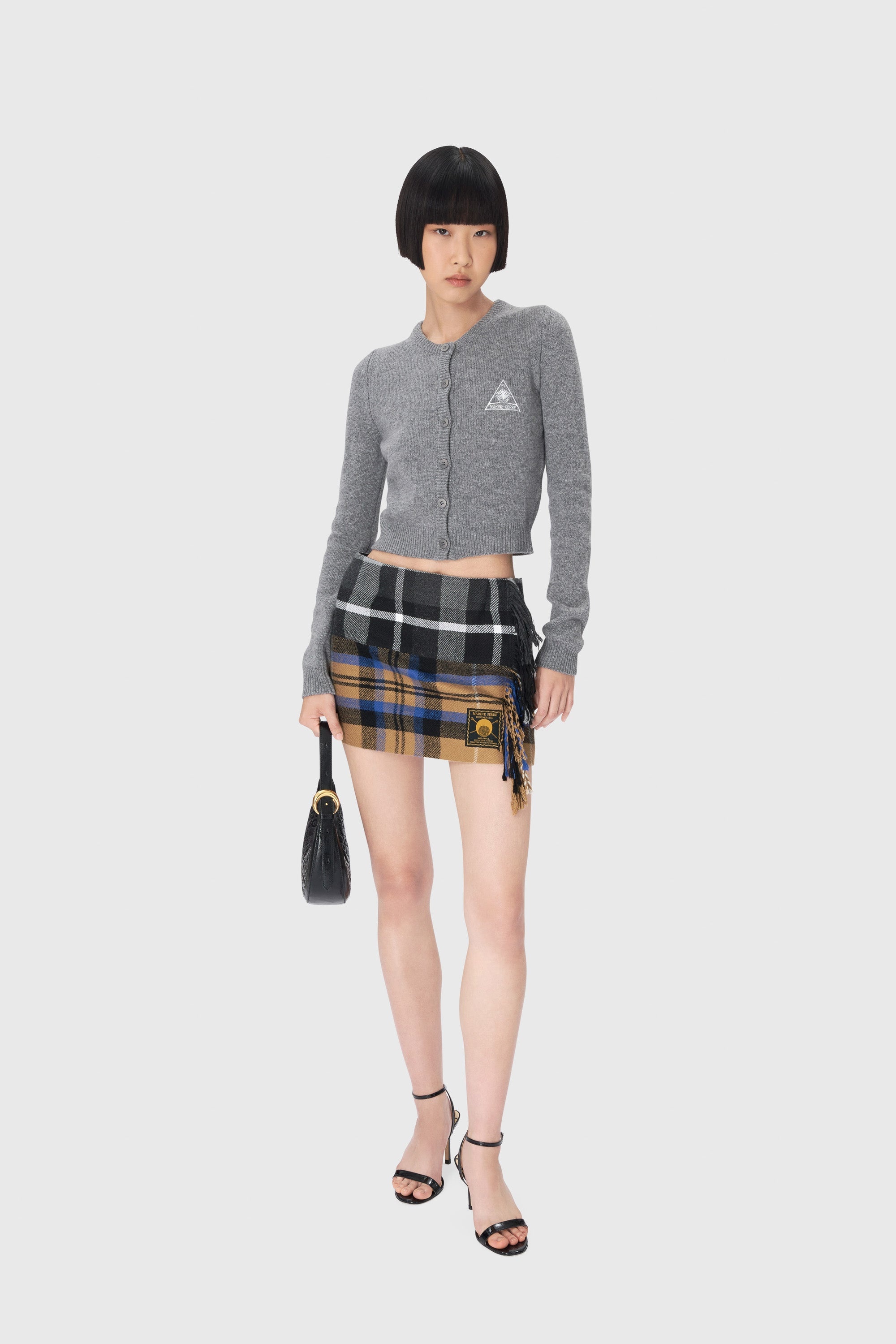 Clean Wool Knit Fitted Cardigan - 2