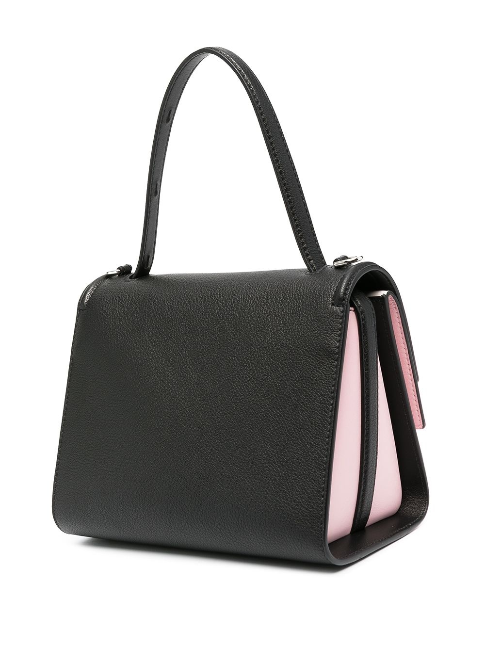 contrast panel tote bag - 4