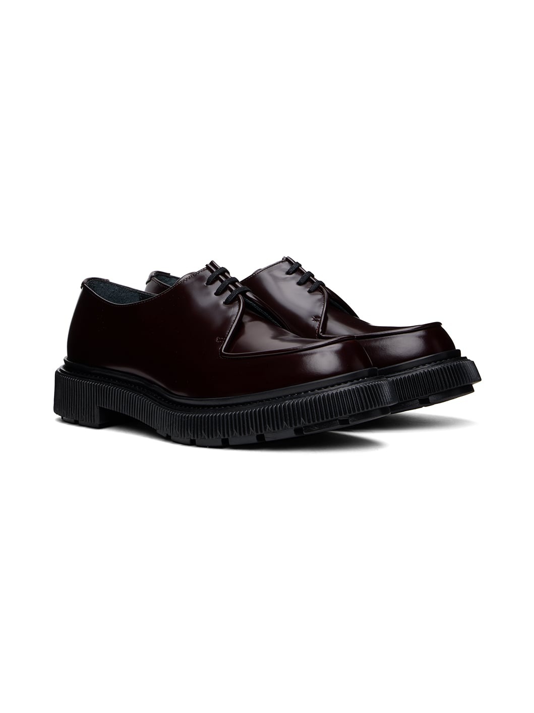Burgundy Type 124 Derbys - 4