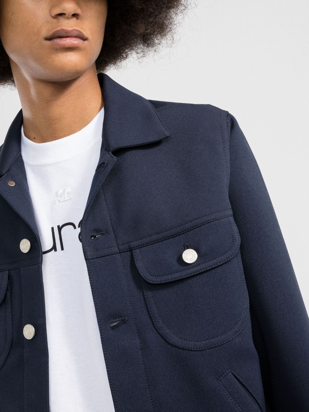 twill trucker jacket - 5