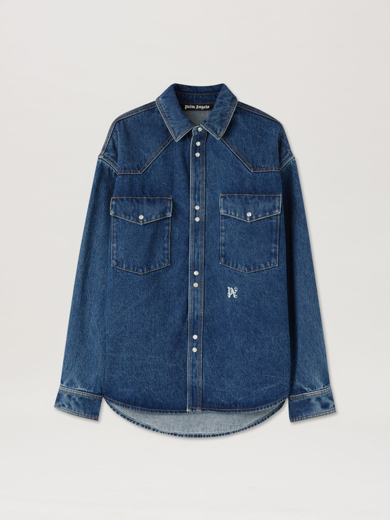 Monogram Denim Shirt - 1