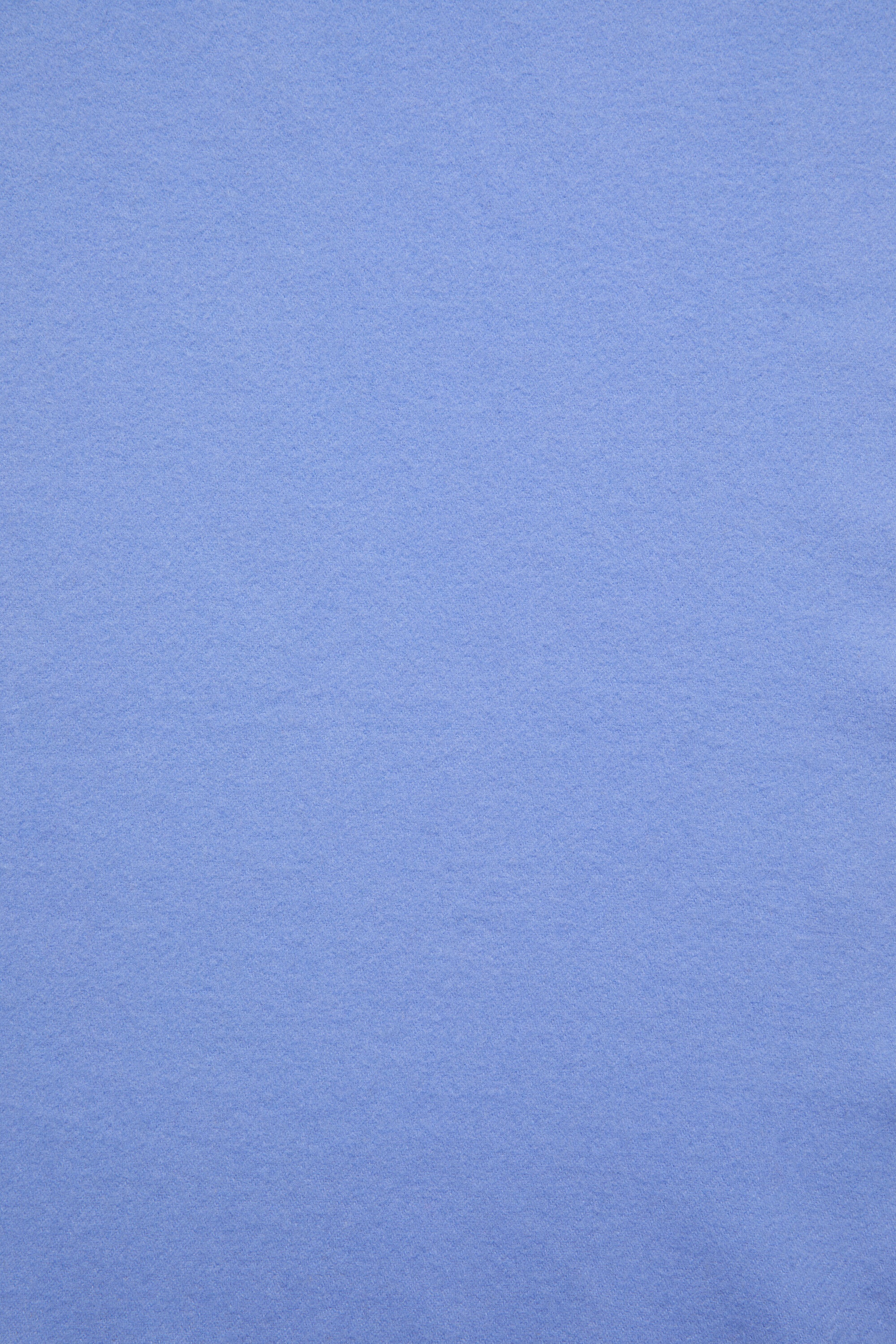 Fringe wool scarf - Narrow - Sweet blue - 5