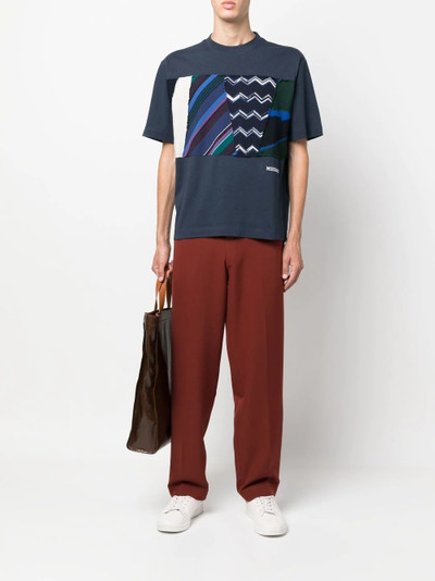 Missoni geometric-print cotton T-shirt outlook