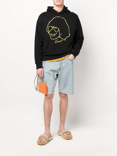 KENZO embroidered-design hoodie outlook