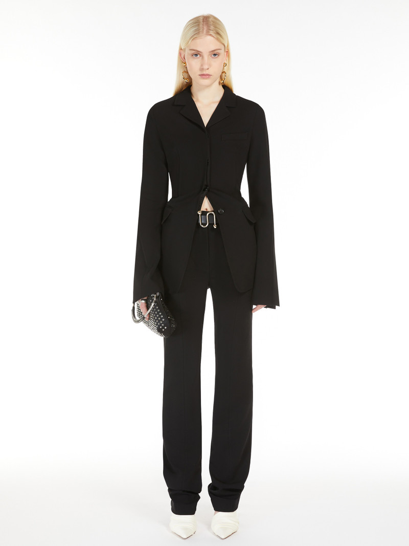 Sportmax CABREO Crêpe jersey blazer outlook