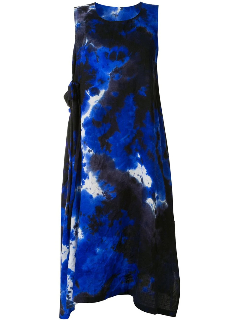 sleeveless tie-dye dress 1