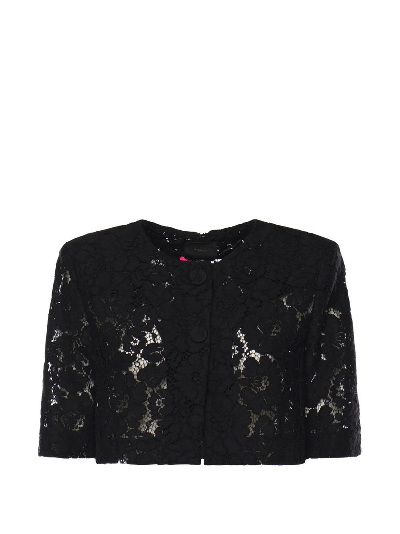 Lace Spencer button-up cotton jacket 1