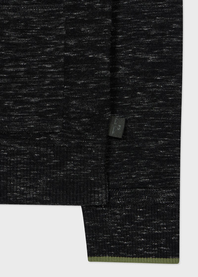 Paul Smith Charcoal Marl Cotton and Wool-Blend Cardigan outlook