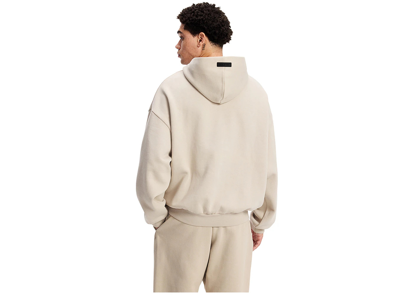 Fear of God Essentials Hoodie Silver Cloud - 4