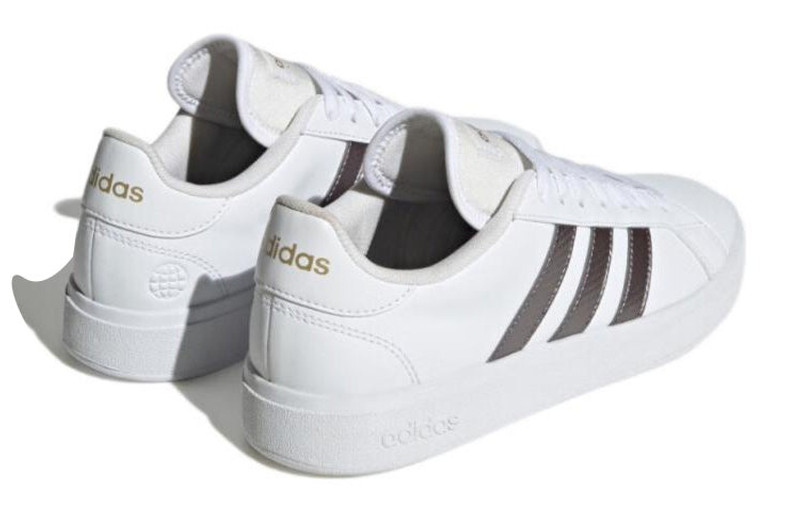 (WMNS) adidas WNNS Neo Grand Court 'White Silver' HR0248 3