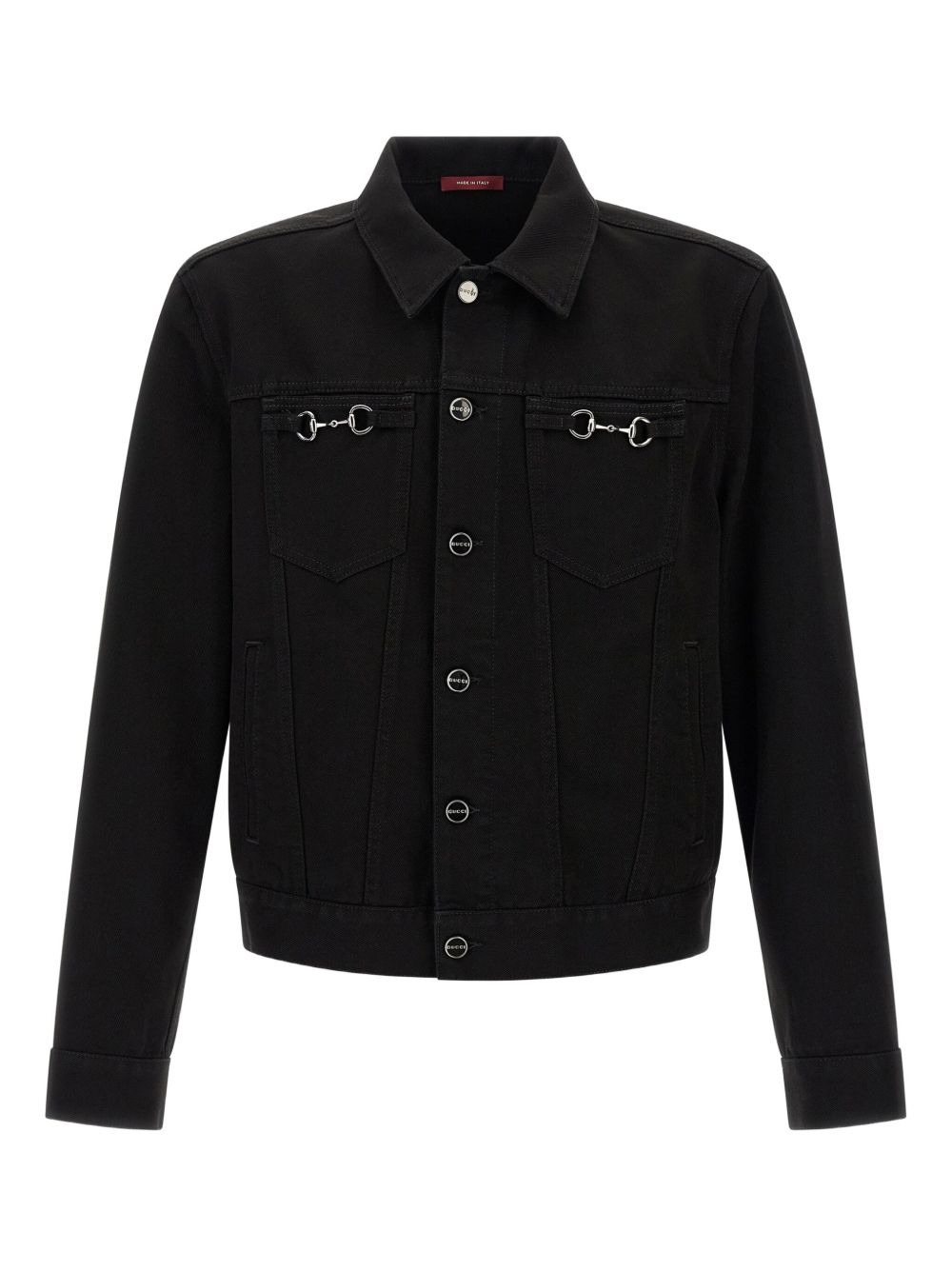 Horsebit denim jacket - 1