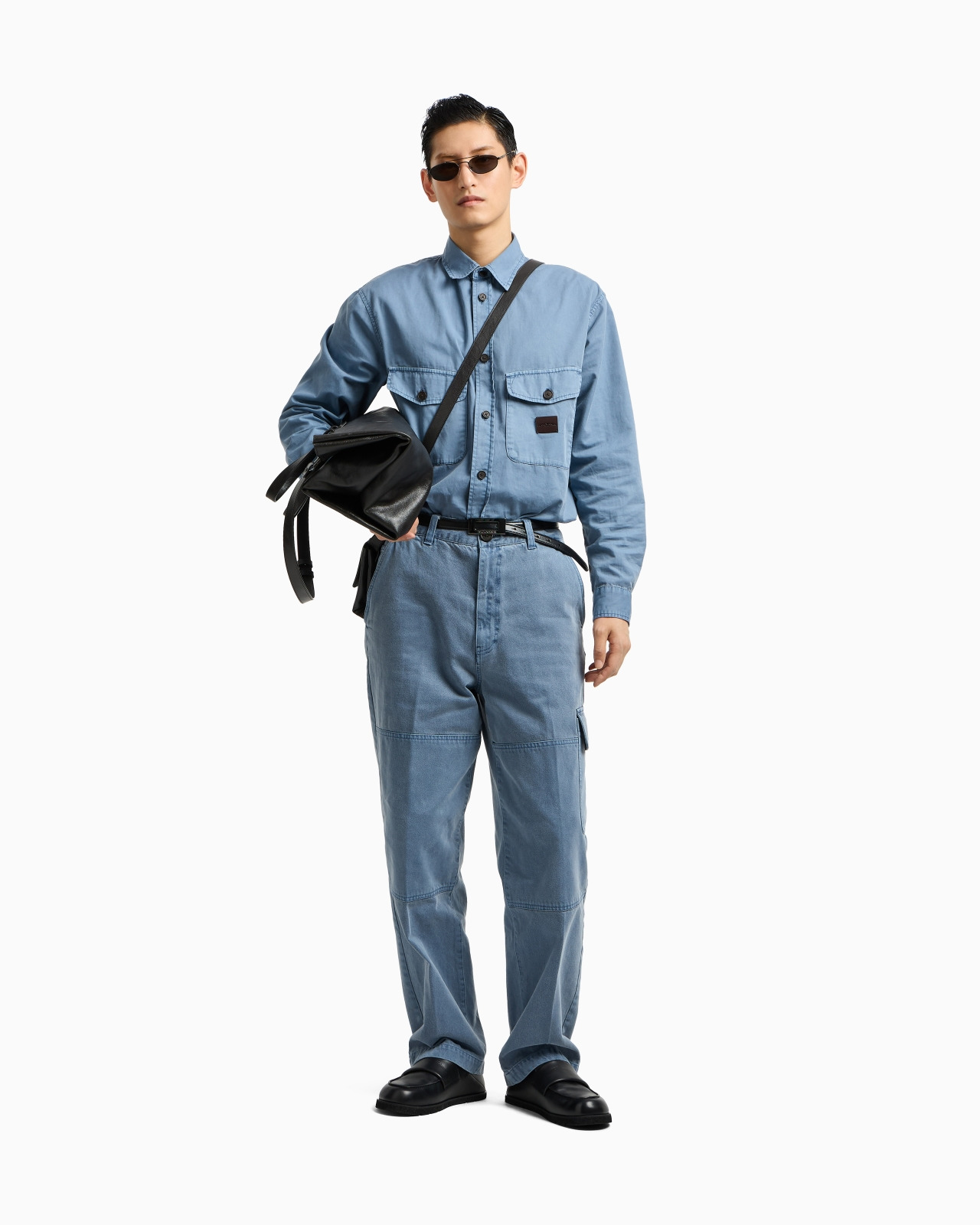COMFORT-FIT SHIRT WITH WASHED TWILL POCKETS - 2
