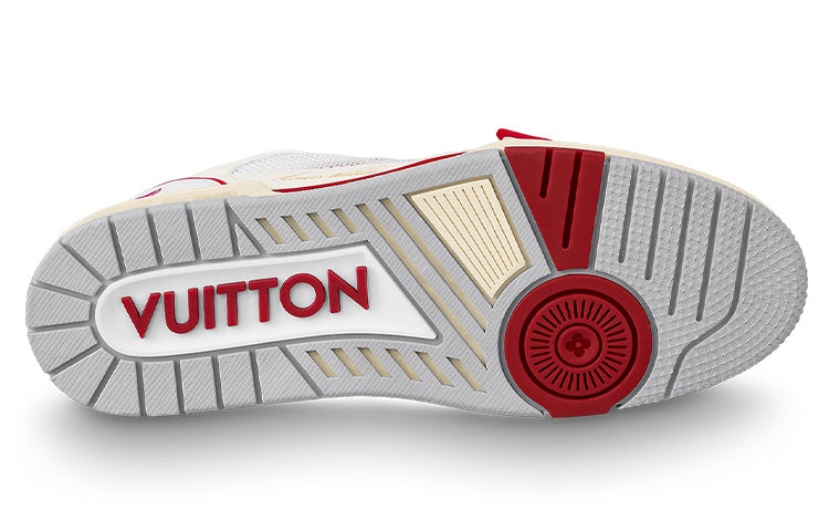 LOUIS VUITTON LV Trainers 'Red Mesh' 1A98VI - 4