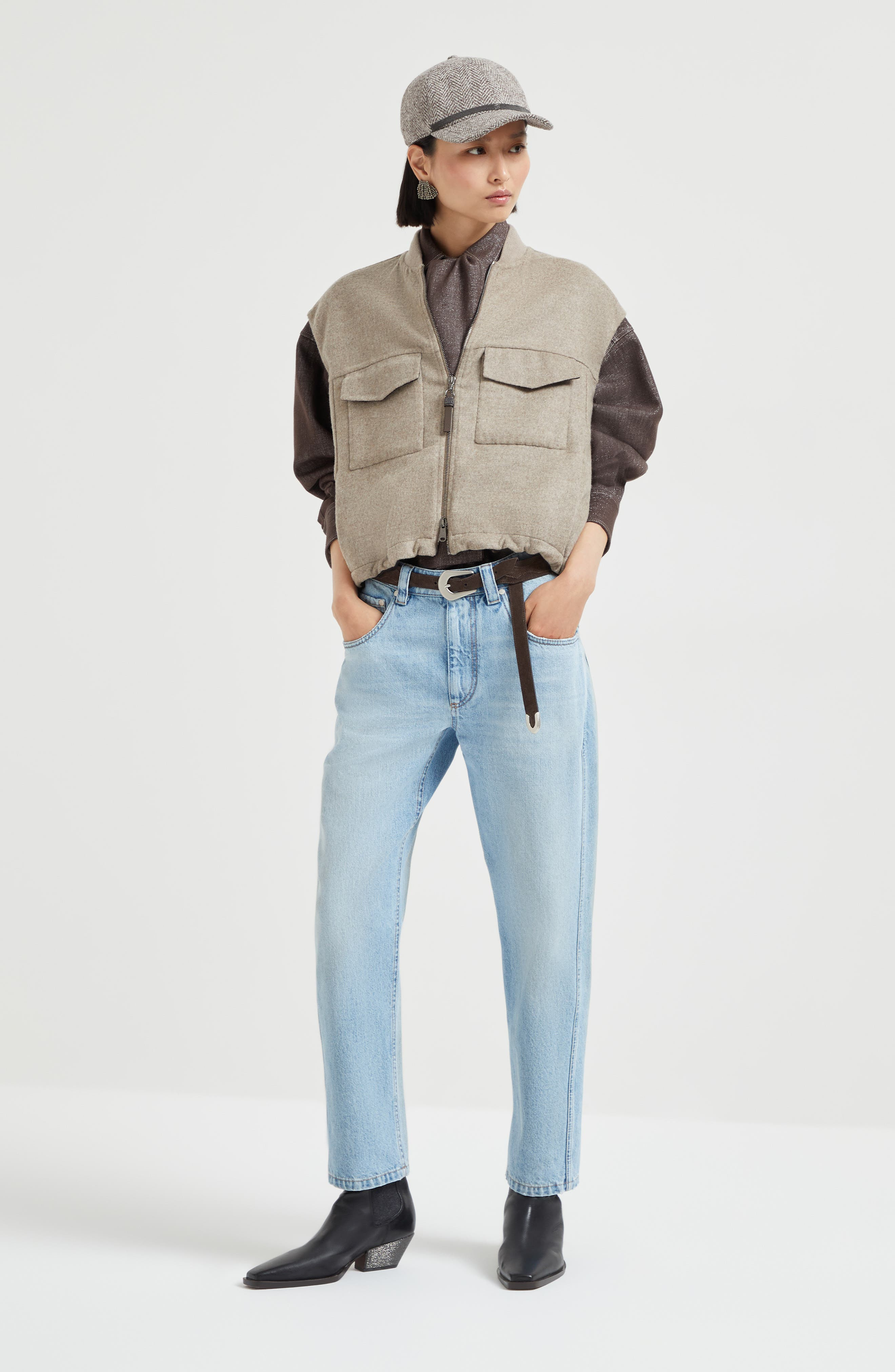 Brunello Cucinelli Straight trousers in Light Denim at Nordstrom - 5