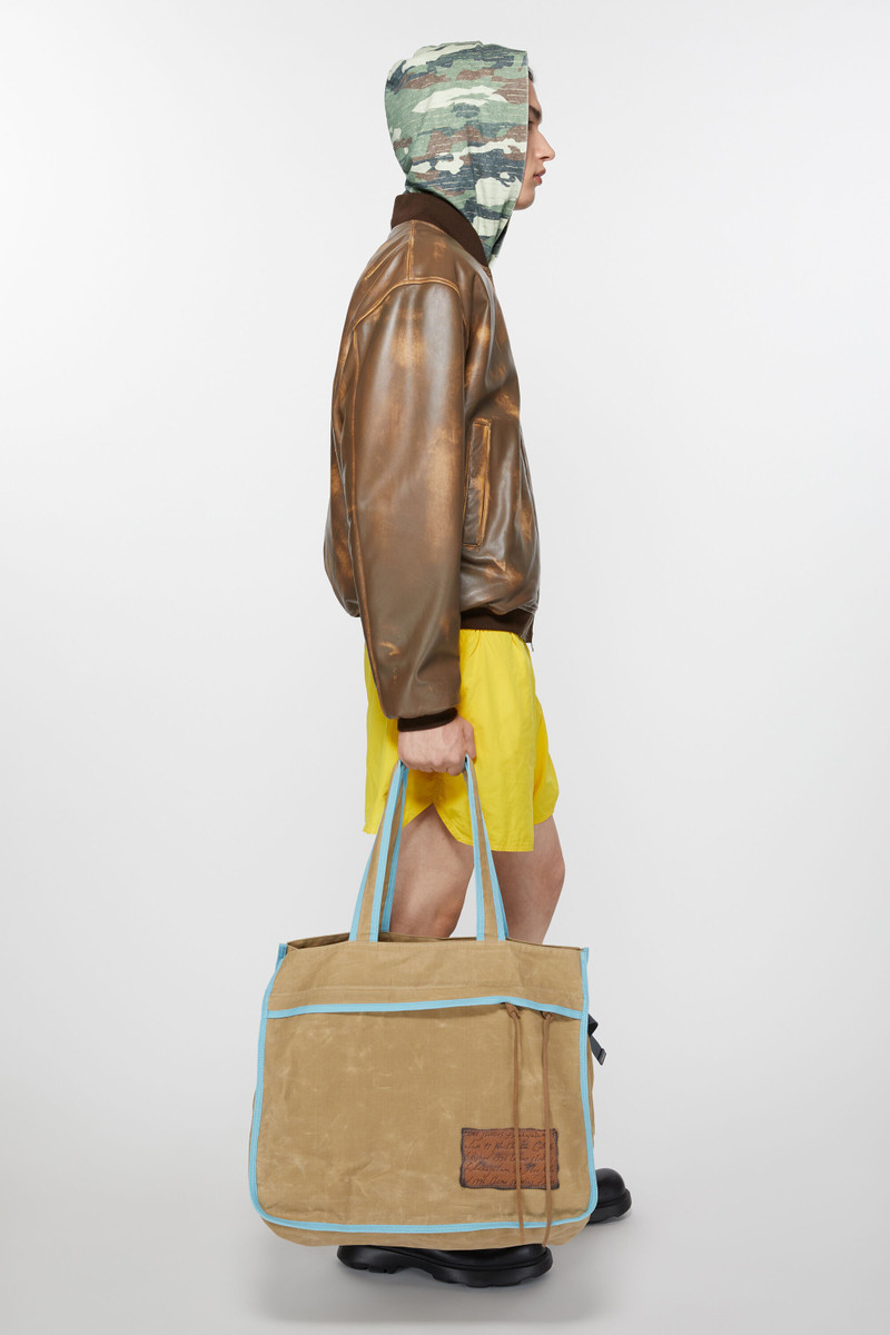 Tote bag - Beige/blue 3