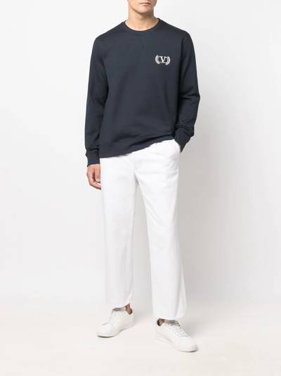 Valentino logo-embroidered sweatshirt outlook