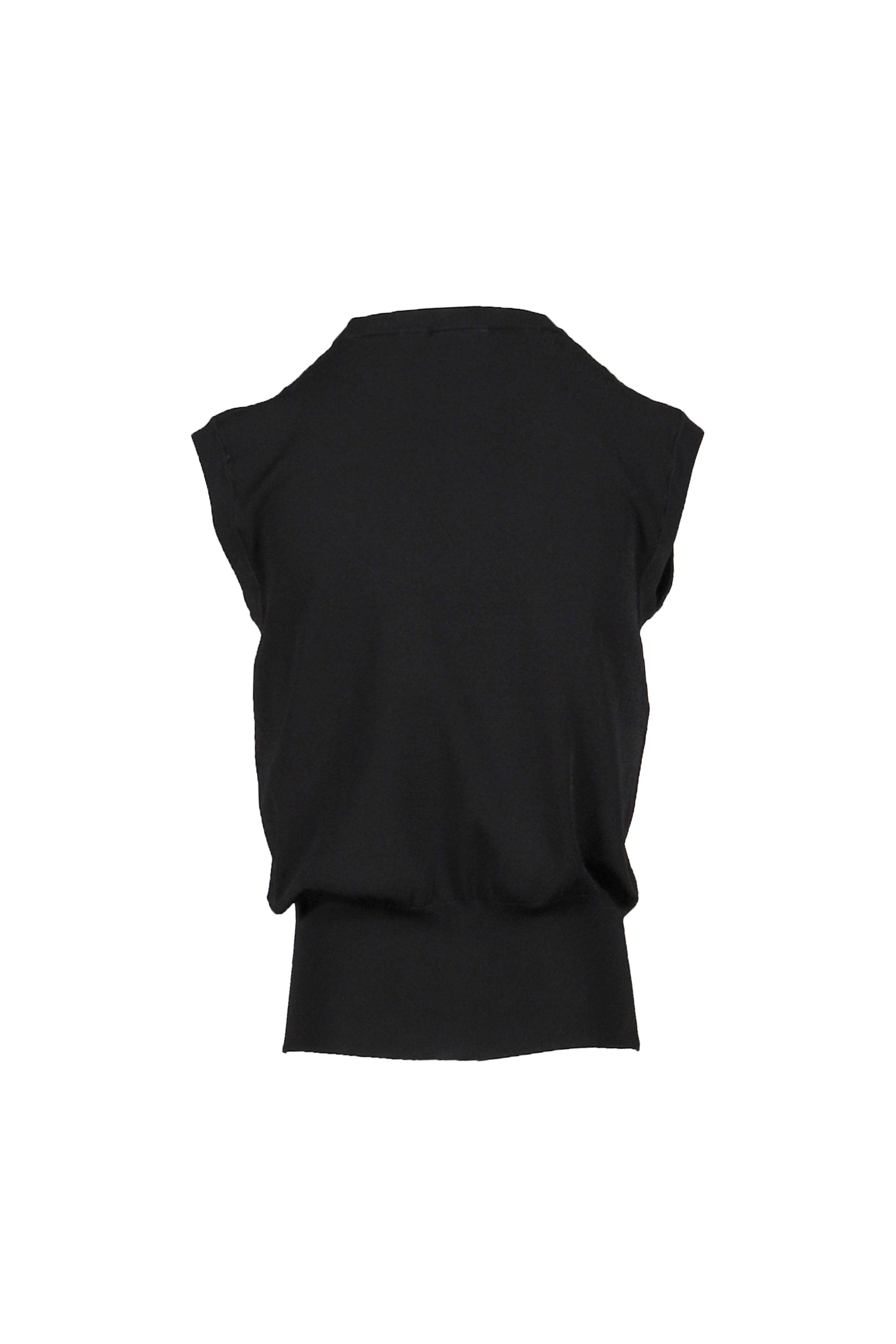 MINI VEST KNIT / BLK - 6
