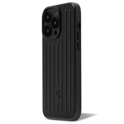 RIMOWA Tech Accessories - Aluminum Matte Black Case for iPhone 15 Pro Max outlook