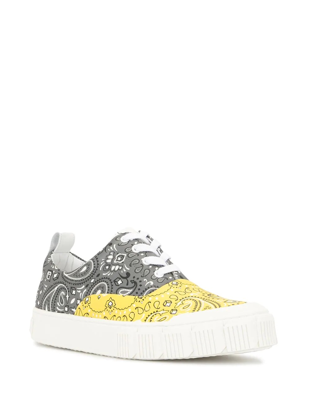 Ollie paisley print sneakers - 2