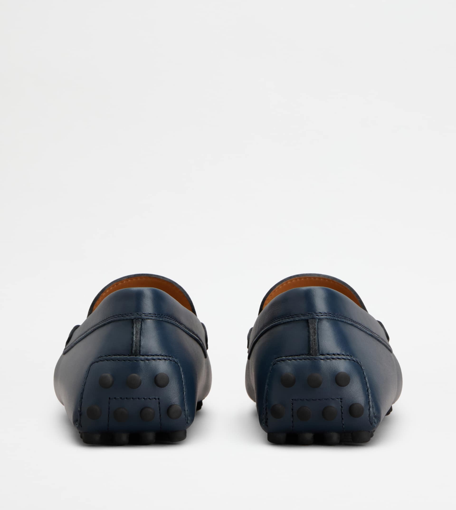GOMMINO DRIVING SHOES IN LEATHER - BLUE - 3