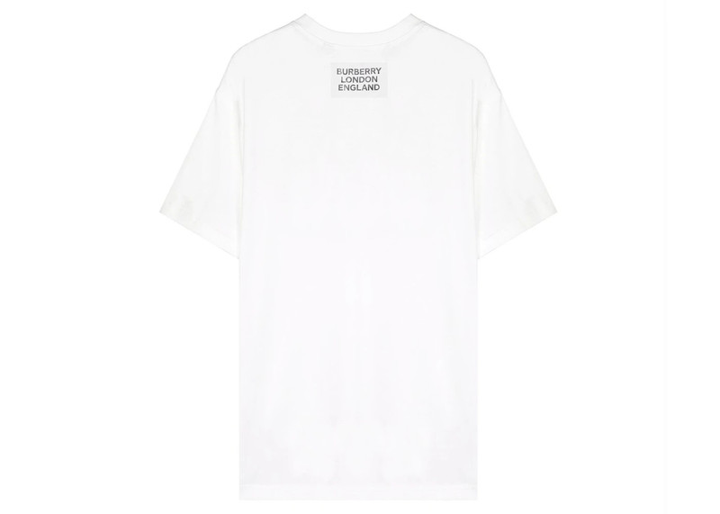 Burberry Burberry Womens Montage Print T-shirt White outlook