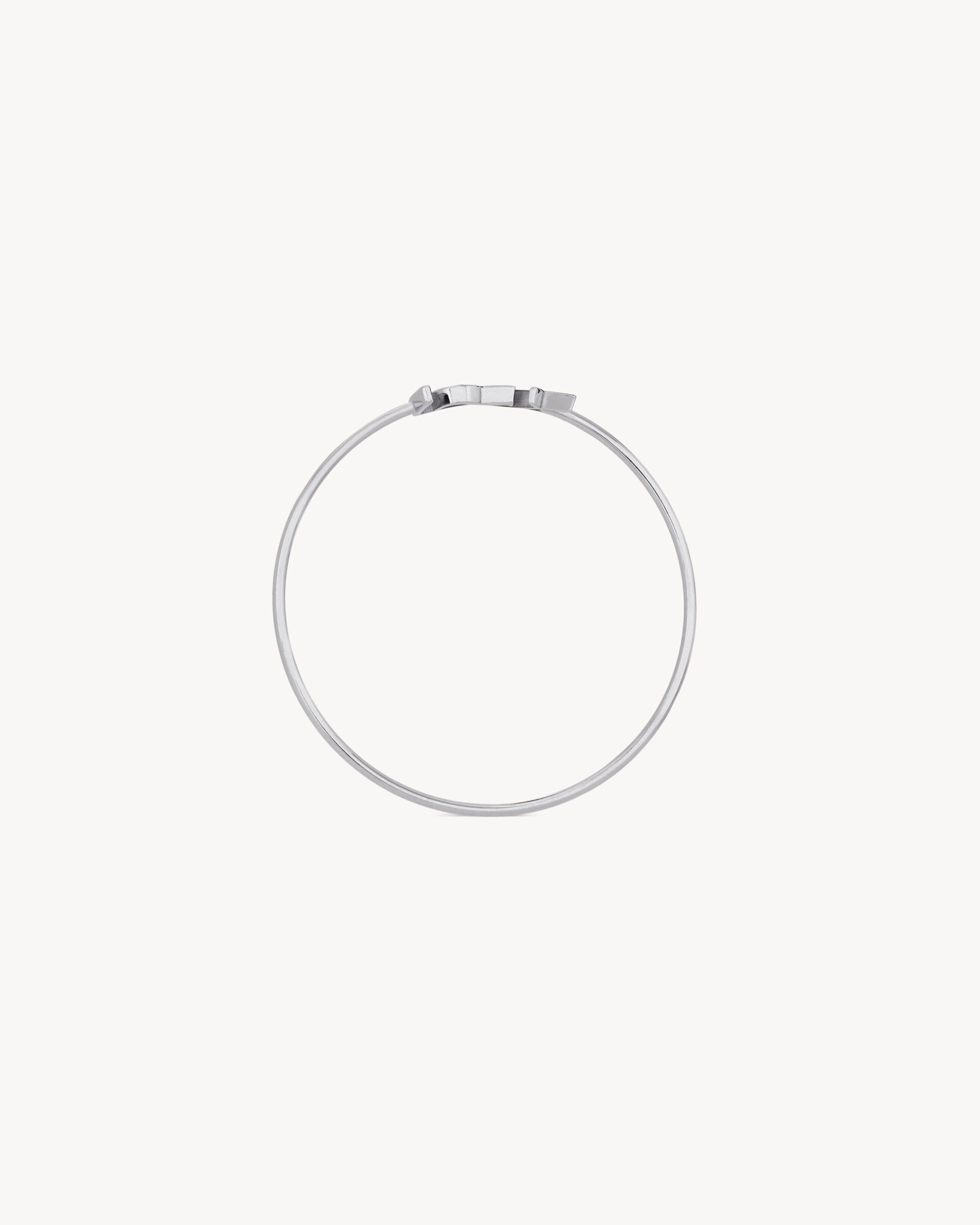 CASSANDRE BANGLE IN 18K GREY GOLD - 4