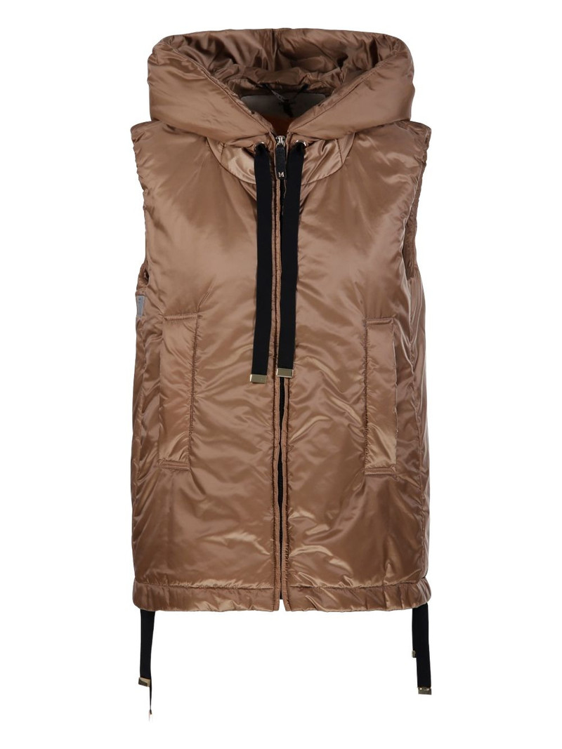 hooded zip-up gilet 1