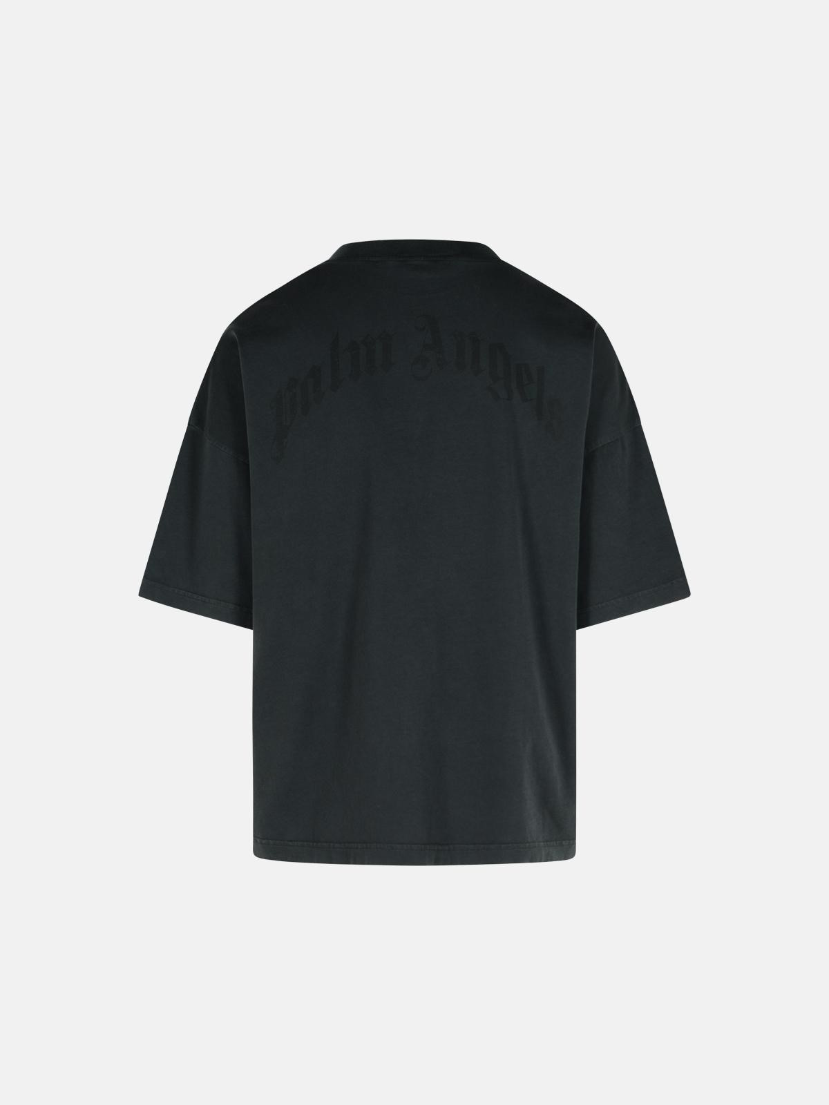 BLACK COTTON T-SHIRT - 3