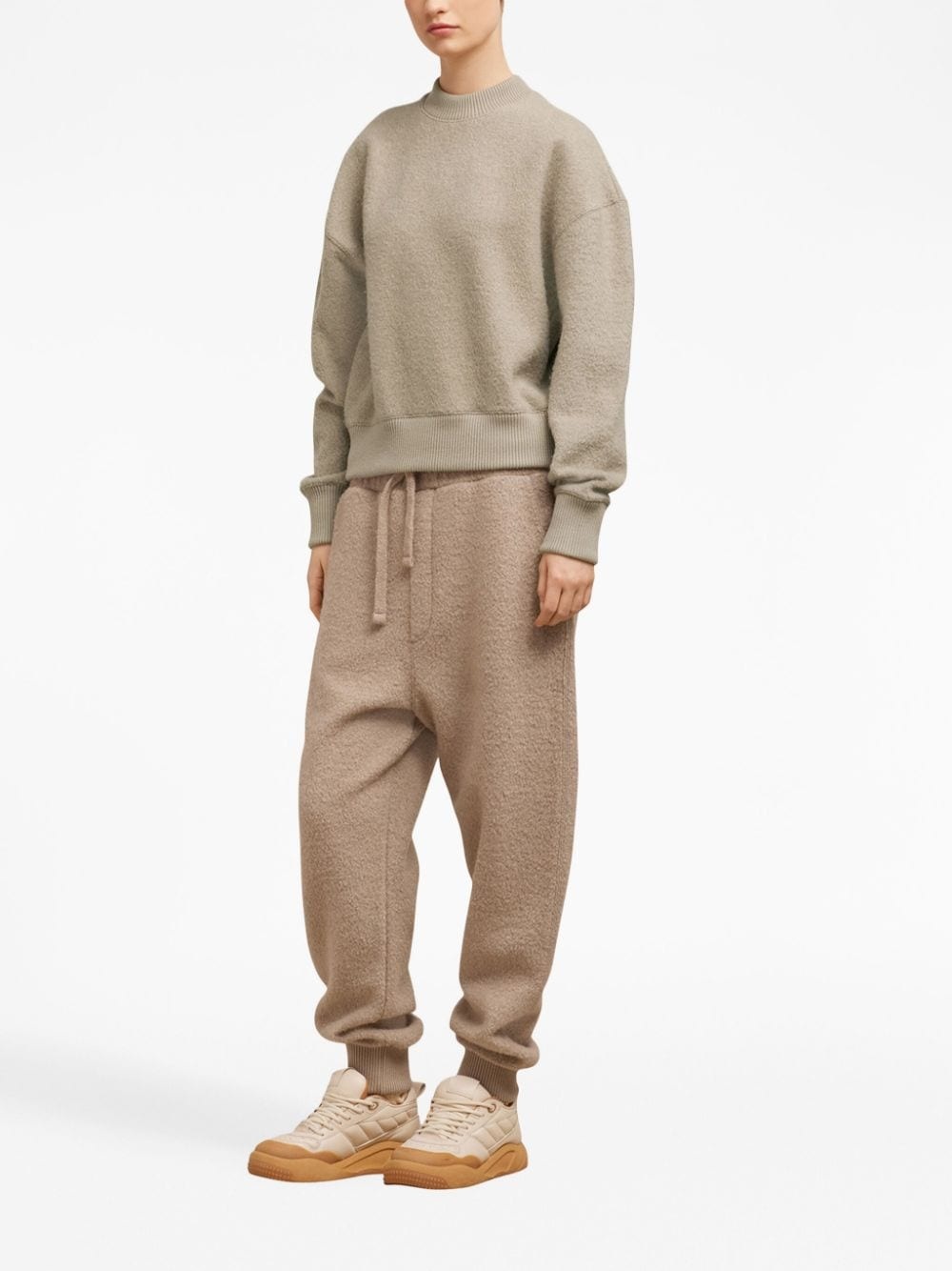 crew-neck fleece sweatshirt - 2