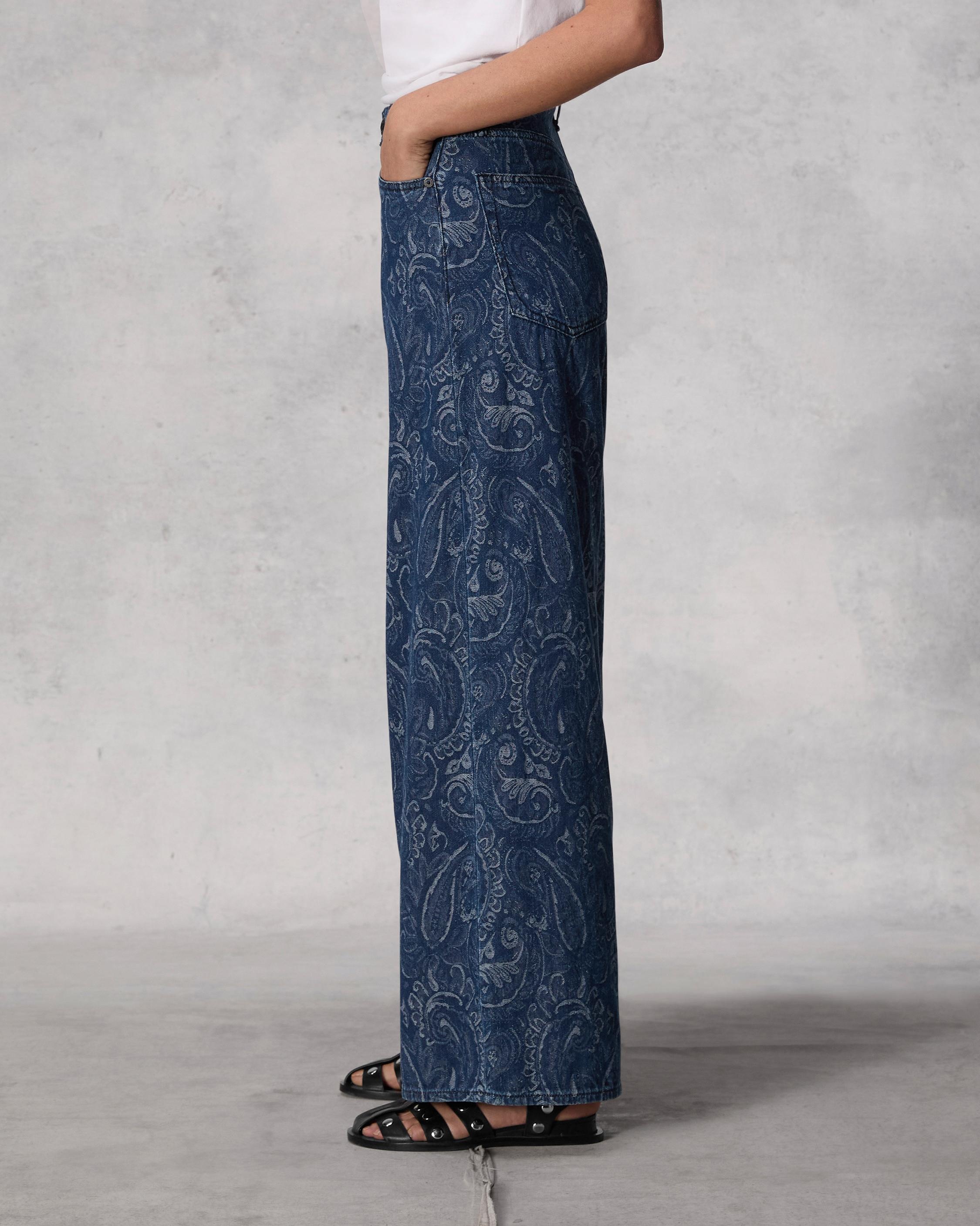 Sofie Ankle Wide-Leg - Indigo Paisley
High-Rise Lightweight Rigid Jean - 3