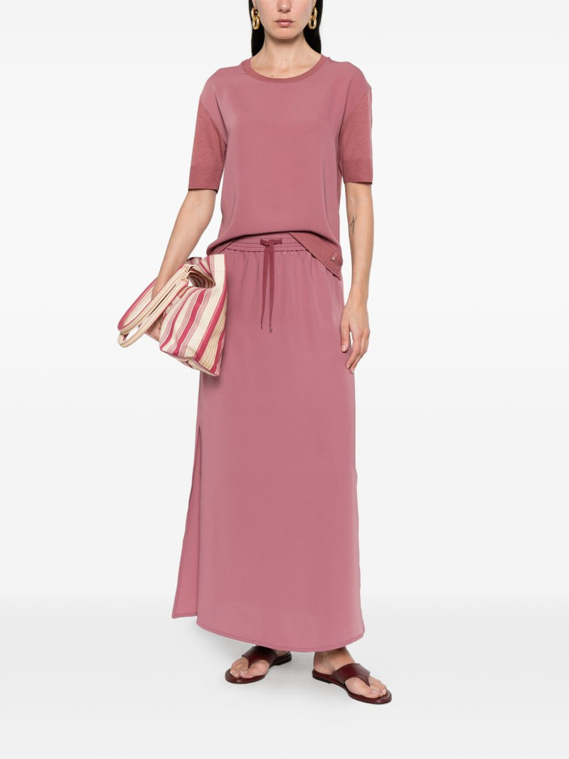 Herno drawstring maxi skirt outlook